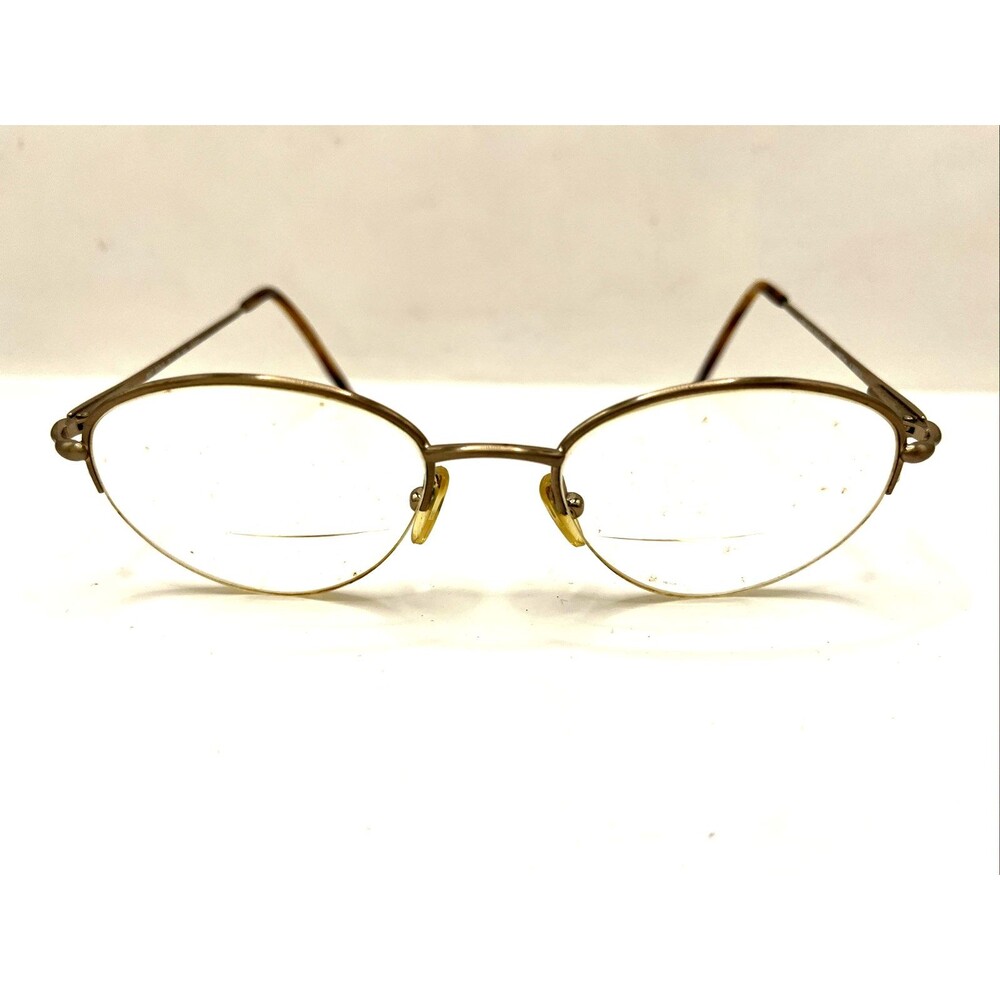 Kirkland Signature Eyeglasses Marthe #390019 Ant Gold Frames Only 51-19-140